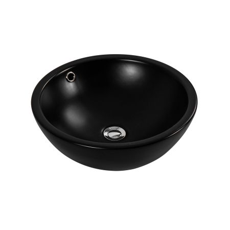 Раковина накладная для установки на столешницу AQUATEK AQ5354-MB 440*440*175, матовый черный, артикул AQ5354-MB