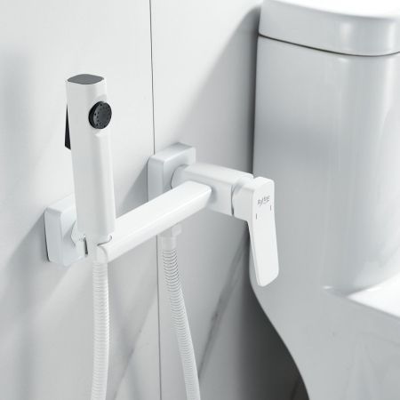 Гигиенический душ со смесителем Raffine F0599C-1, белый