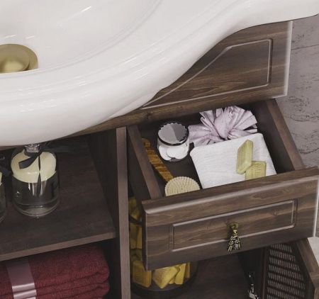 Мебель для ванной Тибет 85 Opadiris Орех антикварный, артикул 