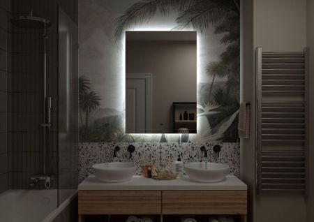Зеркало с подсветкой "Perugia 700x1000" AM-Per-700-1000-DS-F, артикул AM-Per-700-1000-DS-F