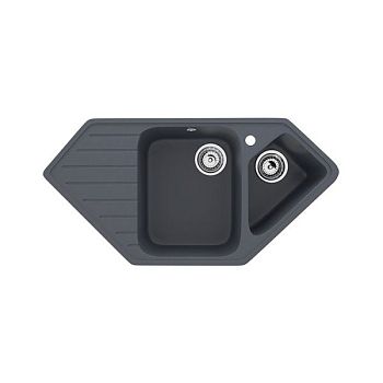 Кухонная мойка Ulgran U-409-343, антрацит