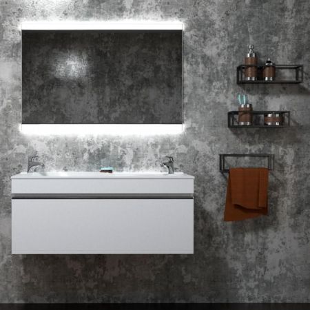 Тумба под раковину Velvex Otto 100 tpOTT.100-21.11 Белая, артикул tpOTT.100-21.11