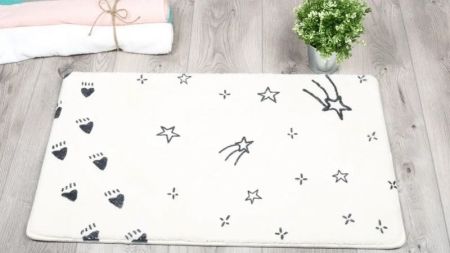 Коврик для ванной комнаты Fixsen Teddy Sky 50x80 FX-6001S Белый