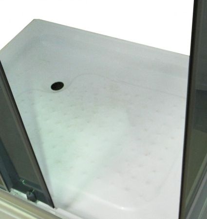 Душевой уголок Parly QZ81S 100х80 профиль Белый стекло матовое