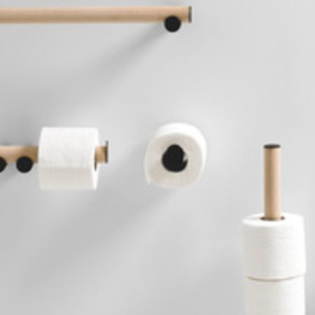 Agape Dot line Держатель Т/Б, цвет: черный, артикул ADTL0452N