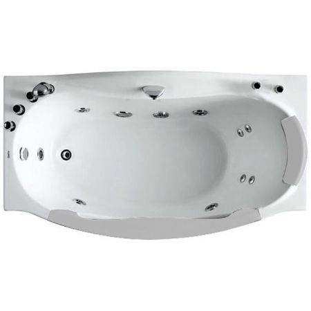 Акриловая ванна Gemy G9072 B 171х92 L с гидромассажем, артикул G9072BL