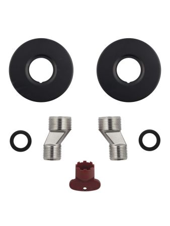 Смеситель для душа WONZON & WOGHAND ARNIE, Черный матовый (WW-694101-MB)