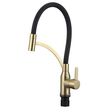 Смеситель для кухни Fmark FS8244C-01, матовое золото