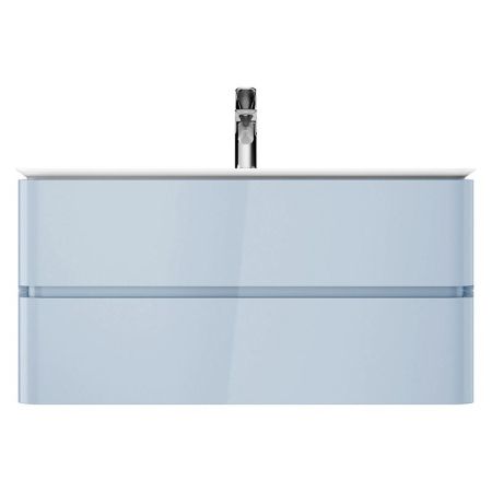 Тумба под раковину AM.PM Sensation 100 M30FHX1002BG подвесная небесно-голубая глянцевая