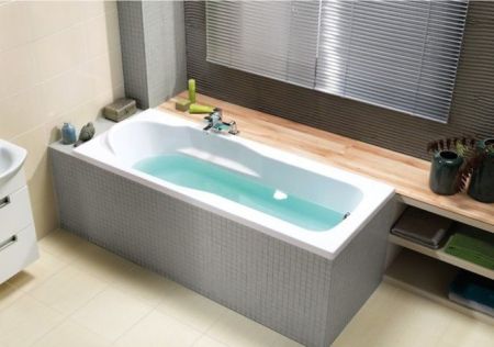 Акриловая ванна Cersanit Santana 140х70 Белая, артикул WP-SANTANA*140-W