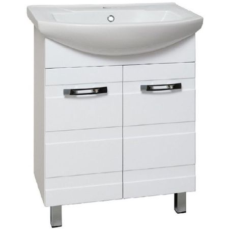 Тумба под раковину Runo Турин 65 4620750026653 Белая