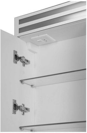 Зеркальный шкаф De Aqua Эколь 120 белый