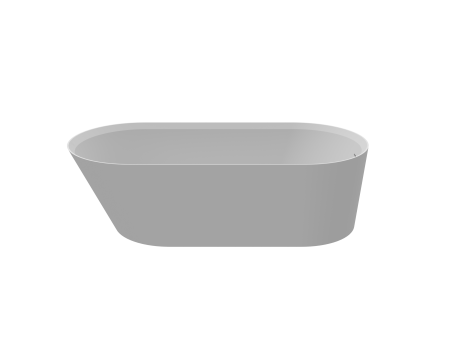 Ванна, KNIEF, Pearl, ширина, мм-1720, глубина, мм-800, высота, мм-500, тип установки-отдельностоящий, форма-овальная, щелевой слив-перелив click-clack-в комплекте, диаметр слива, мм-52, ножки-есть, материал-акрил, цвет-белый матовый, артикул 0600-052-01