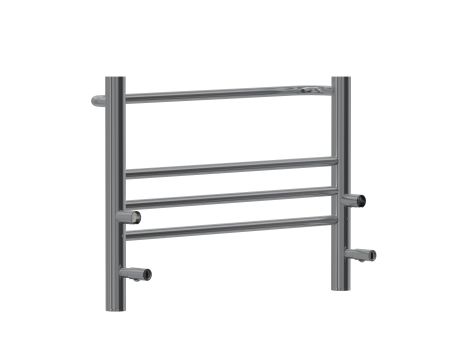 Полотенцесушитель электрический Aquatek (Акватек) Пандора П7 500х700 мм, подключение скрытое к сети электропитания / электропровод с вилкой, с терморегулятором и таймером quick touch, нержавеющая сталь AISI 201, гарантия 5 лет, артикул AQ EL RPC0770CH