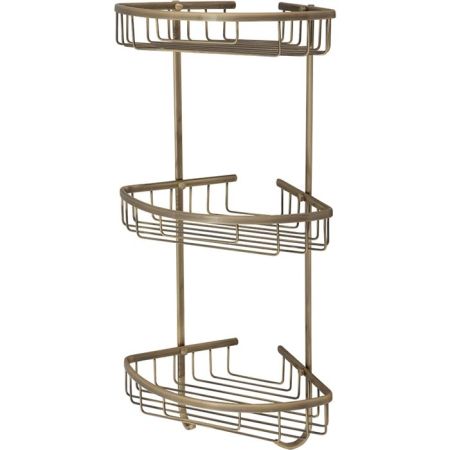 Полка корзина Veragio Basket VR.GFT-9067.BR угловая Бронза