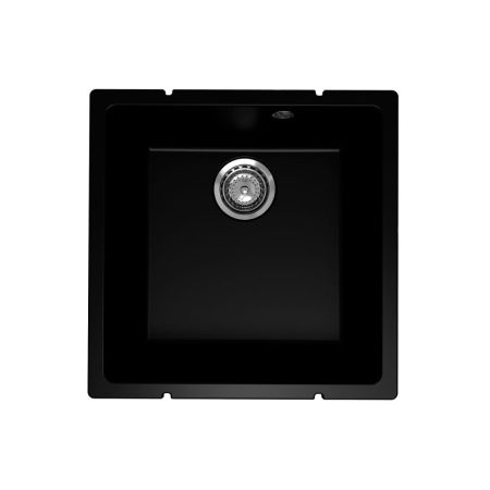Кухонная мойка Ulgran Quartz Under 400-07, уголь, артикул Under 400-07