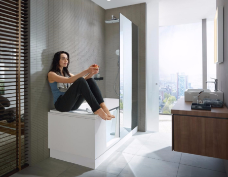 Duravit Shower + Bath  Комплект слива-перелива квадратно-овальный