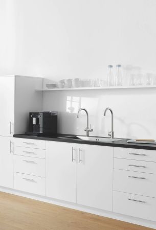 Смеситель для кухни GROHE Blue Home, с функциями фильтрации, охлаждения и газирования воды, хром, (31455000)