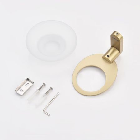 Мыльница Raglo R300.02.03, золотой сатин