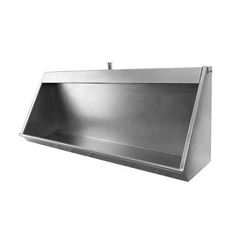 Писсуар коллективный антивандальный Тругор ПКА 2800 мм лев, сатин