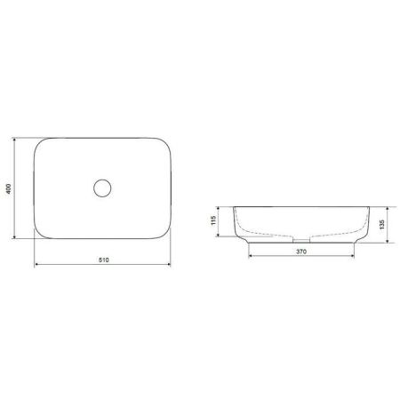 Умывальник EXCELLENT Cori 51