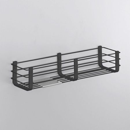 Colombo Complimenti Двойная металлическая полка, цвет: черный матовый, артикул B9633.NM