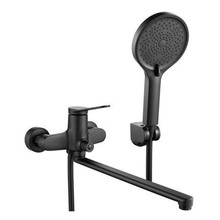 Смеситель для ванны Shevanik S6222H, черный, артикул S6222H