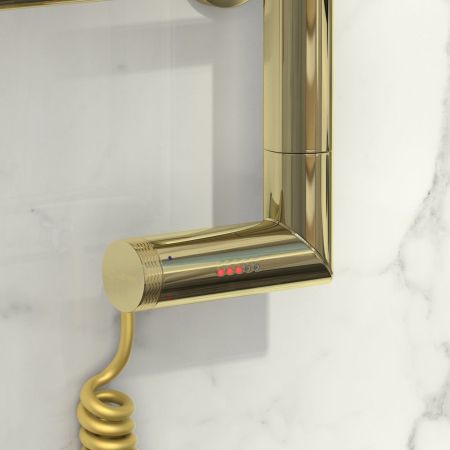 Полотенцесушитель электрический "ЭЛЕГИЯ 2.0" 800х500 / МЭМ левый (Шампань)