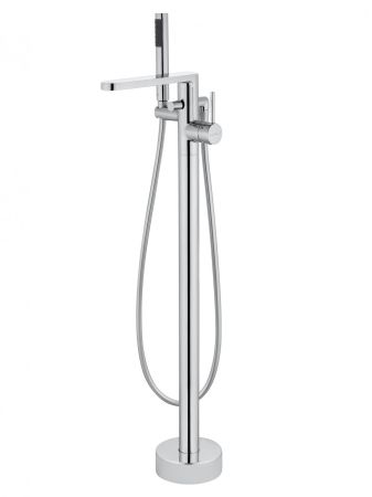 Смеситель для ванны напольного монтажа WONZON & WOGHAND STICK, Хром (WW-88649901-CR)