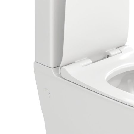 Унитаз напольный Maretti Elio безободковый с микролифтом, EL10NBM35-844, белый