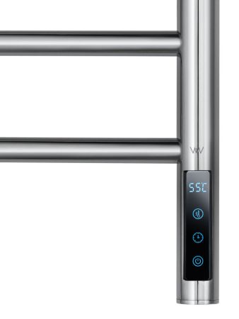 Полотенцесушитель электрический WONZON & WOGHAND BONN, Хром (WW-AL409-CR), артикул WW-AL409-CR