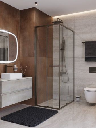 LUX-AH-FS-1-70/90-C-CR Душевой уголок, артикул LUX-AH-FS-1-70/90-C-CR