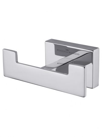 Двойной крючок для ванной WONZON & WOGHAND FLAT, Хром (WW-9725)