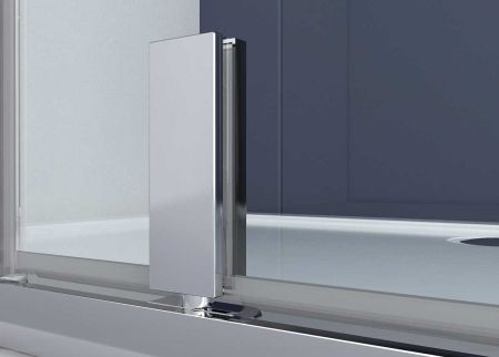 Душевой уголок Penta VSP-3P900CLB, 900*900, черный, стекло прозрачное, артикул VSP-3P900CLB