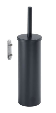 Gedy Flip, настенный металлический ёрш, цвет черный матовый, артикул 5233/03(14)