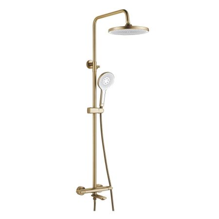 Душевая система Rose R3936G, золотой сатин, артикул R3936G