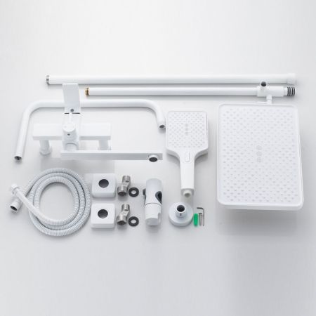 Душевая система Shevanik S6136C, белый