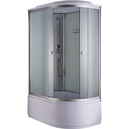 Душевая кабина Niagara NG-2310 120x80 L стекло матовое задние стенки белые, артикул 23101424L