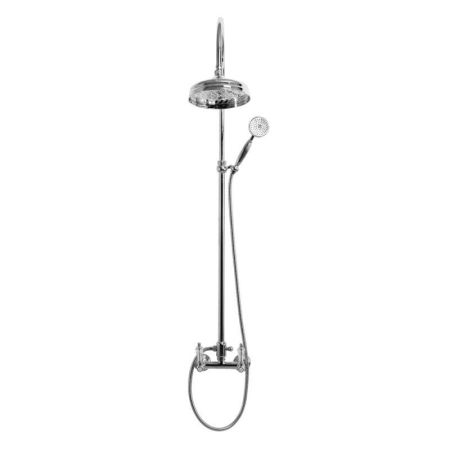 Душевая стойка со смесителем, верхним и ручным душем CEZARES DIAMOND-CD-Sw, артикул DIAMOND-CD-02-Sw