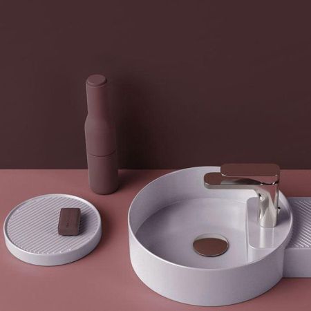 Artceram Cartesio Мыльница настольная керамическая d22 см, цвет белый, артикул CAC002 01 00