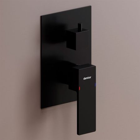 537100300 Gala встраиваемый смеситель для ванны - душа, чёрный, артикул 537100300