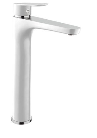 Смеситель для раковины Fiore KEVON CHIC 81WX8119, хром/белый, артикул 81WX8119