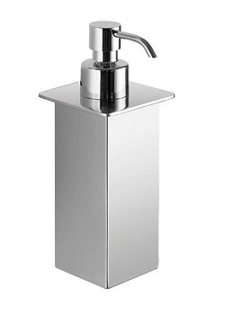 Gedy Colorado, настольный/настенный металлический дозатор c металлической помпой, цвет хром