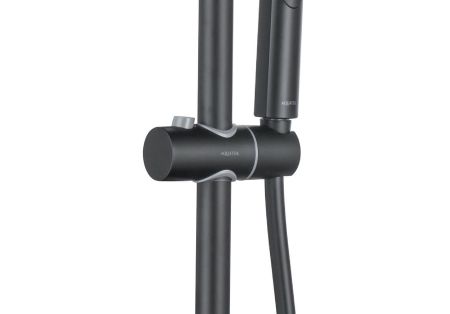 Душевая система 3jet 250мм AQUATEK, матовый черный AQ2060MB, артикул AQ2060MB