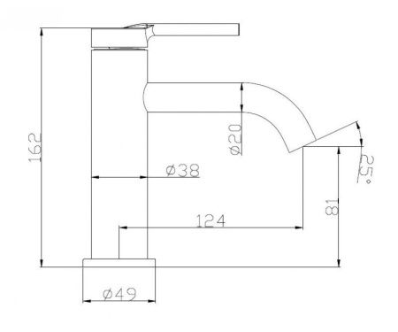 Смеситель для раковины BelBagno MARINO MAR-LVM-IN Смеситель для раковины BelBagno MARINO MAR-LVM-IN