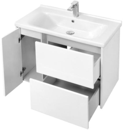 Тумба под раковину Акватон Стоун 80 подвесная 1A228201SXC80 Грецкий орех, артикул 1A228201SXC80