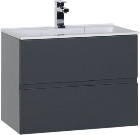 Тумба с раковиной Aquanet Алвита 70 серый антрацит, артикул 00213093