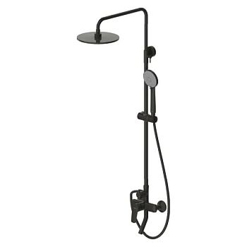 Душевая система Bravat Rhein F6429564BW-A-ENG, черный