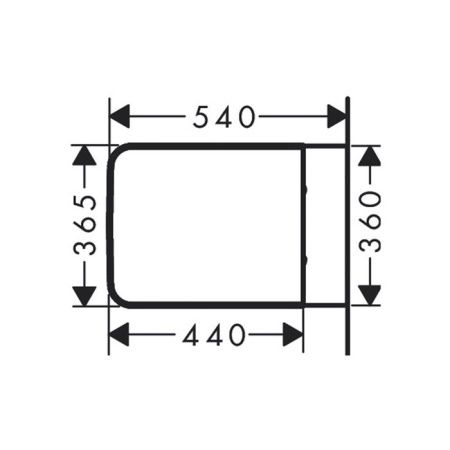 HG комплект: EluPura Original Q Унитаз подвесной 540x360, сиденье с микролифтом, безободковый, белый