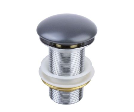 Донный клапан Bronze de Luxe 1002DGM, серый, артикул 1002DGM